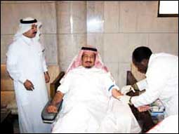 للتبرع بالدم وسام الملك عبدالعزيز مكافأة التبرع