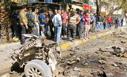 سلسلة تفجيرات تضرب بغداد وتخلف (97) قتيلا وجريحا 