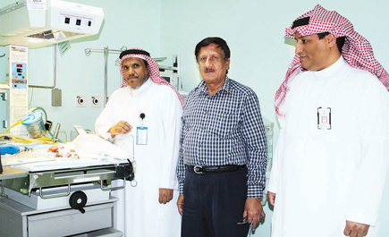 ولادة خمسة توائم بمدينة الملك سعود الطبية 