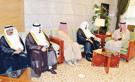 أمير منطقة الرياض يستقبل رئيس مجلس الشورى 