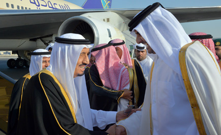 الأمير سلمان والشيخ تميم يرأسان أعمال الدورة الرابعة لمجلس التنسيق السعودي القطري 