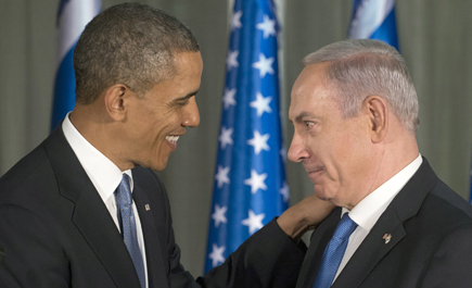 أوباما يجدد تعهده بأمن إسرائيل ونتانياهو يتمسك بالدولتين 