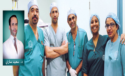 د. سعيد الساري يجري  ثماني عمليات متقدمة في سلطنة عمان 