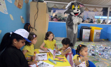 الحديقة الإلكترونية تجذب الأطفال في مهرجان ربيع الرياض 
