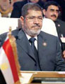 مرسي يحذِّر من التدخل في شؤون بلاده مصر ترفض أي تدخل عسكري أجنبي في سورية 