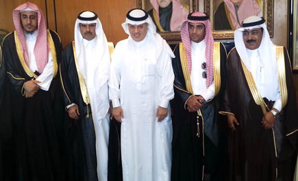 أمين منطقة الرياض يستقبل رئيس وأعضاء المجلس البلدي بمحافظة الزلفي 