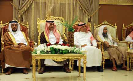 الأمير عبد الرحمن بن عبد الله رعى حفل مركز (سعداء) للتنمية الأسرية بالمجمعة 