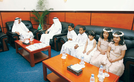 أبناء جمعية إنسان في ضيافة «الجزيرة»