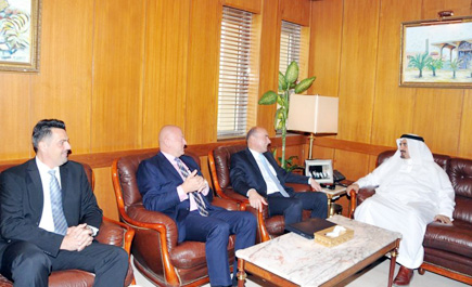 سفيرا ألمانيا وإسبانيا يزوران جامعة نايف العربية 