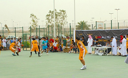 بطولة الجالية الفلبينية الثالثة لكرة السلة تتواصل في المجمعة 