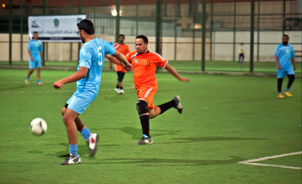 انطلاق فعاليات دوري كرة القدم الرابع بشركة الإلكترونيات المتقدمة