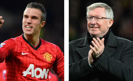 فيرجسون: فان بيرسي يسطر اسمه بين أساطير مانشستر يونايتد 