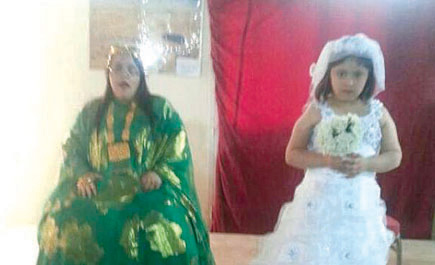 أطفال منسوبي المركز الوطني لمتلازمة داون يحتفلون بالجنادرية 