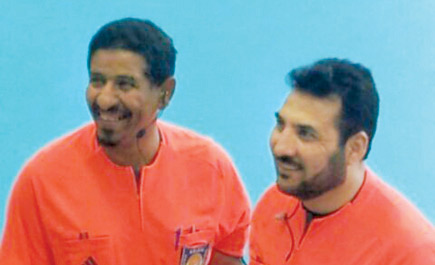 مبارك عبيد ومحمود تختة للمباراة النهائية على كأس الأمير سلطان بن فهد لليد 