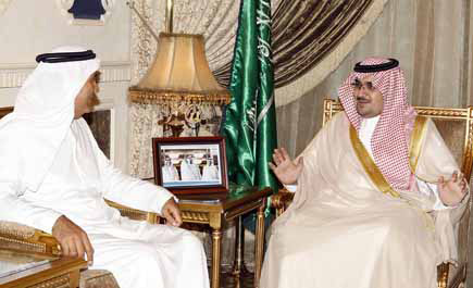 الرئيس العام يستقبل مسؤولي (جميل) ويهنئهم برعاية الدوري السعودي 