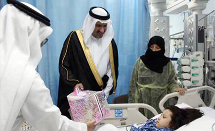 الأمير فيصل بن سلمان تفقد مركز أمراض  وجراحة القلب بالمدينة المنورة 