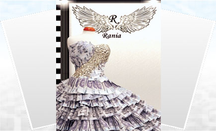 سعودية تصمم فستاناً من النقود مستخدمة مليون ريال 