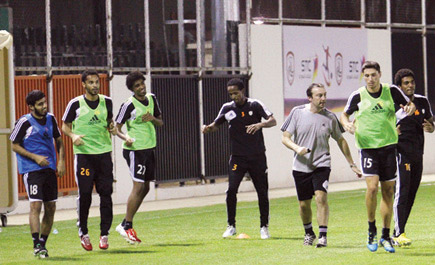 الشباب يواصل تحضيراته لإياب الغرافة 