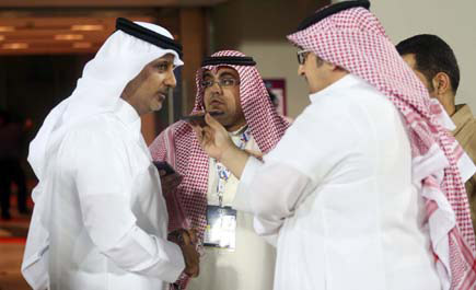 التقي الأمير عبدالرحمن بن مساعد والبعثة.. رئيس الاتحاد القطري: 