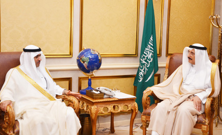 الأمير محمد بن ناصر يستقبل وكيل وزارة الداخلية 