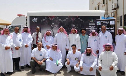 تدشين السيارة التوعوية ببريدة 