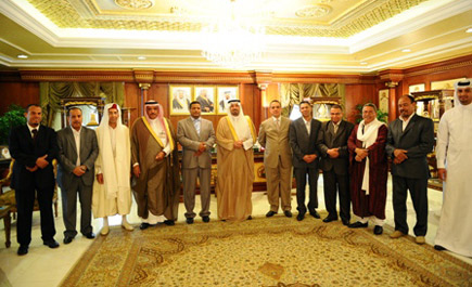 الأمير مشعل بن عبد الله يلتقي وفداً من وزارة السياحة التونسية 