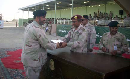 معهد سلاح المدرعات في الشمالية الغربية يحتفل بتخريج عدد من الدورات التدريبية