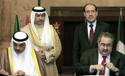 رئيس الوزراء الكويتي يبحث مع المالكي في بغداد الملتقى الاقتصادي والاستثمار 