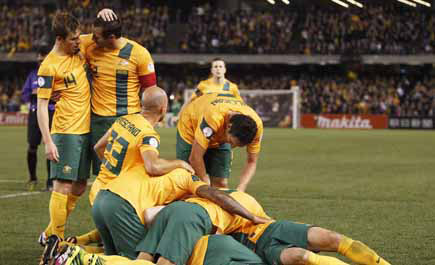 الأستراليون عازمون على حسم التأهل لكأس العالم أمام العراق غدا