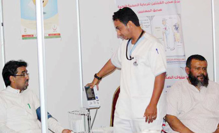 صحة المدينة توعي زوار مهرجان الطفل والأسرة 