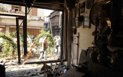 انتحاري يقتل (4) في دمشق ومجلس الأمن يعزز قدرات قواته بالجولان 