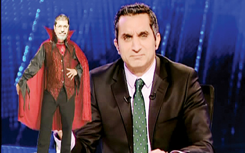 باسم يوسف يوقف برنامجه مؤقتاً 