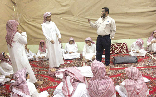 أرامكو الرياض تعقد برنامجاً توعوياً لطلاب المدارس 