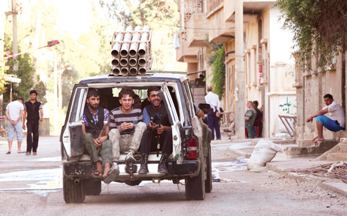 محاصرة وقصف مدينة حمص 