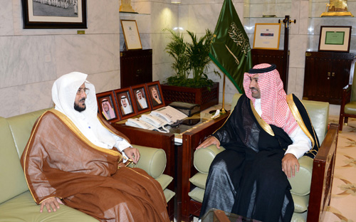 نائب أمير منطقة الرياض يستقبل آل الشيخ 