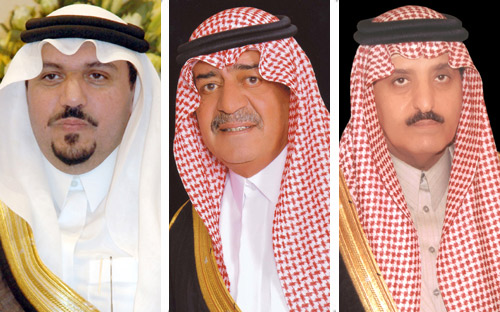 الأمير أحمد بن عبدالعزيز والنائب الثاني يشكران نائب أمير منطقة القصيم 