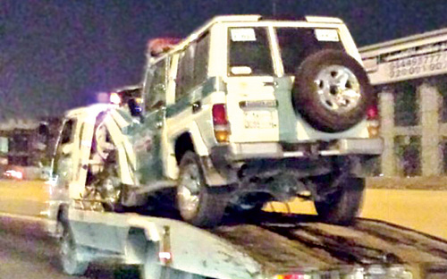مصرع رجل مرور في حادث جنوب الرياض 