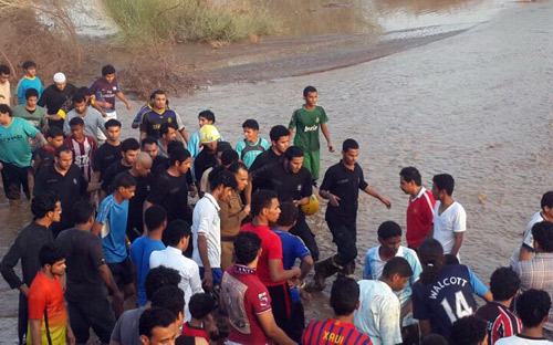 العثور على غريق «أبو عريش» بعد عشر ساعات بحث في وادي مقاب