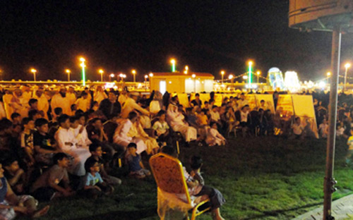 افتتاح متنزه خزاز بدخنة وبدء فعاليات مهرجان البلدية فيه 