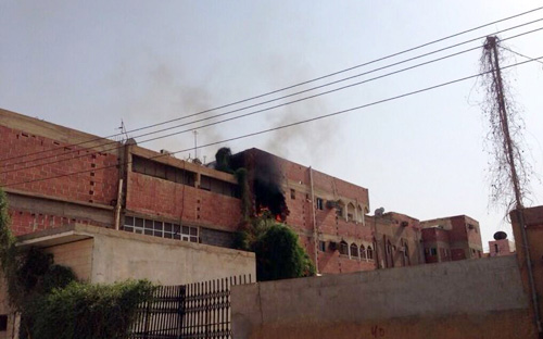 انفجار أنبوبة الغاز يصيب باكستانيا وزوجته بصامطة 