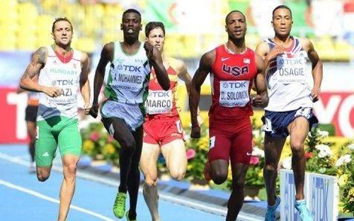 العداء السعودي «لادان» إلى نصف نهائي سباق (800) م في بطولة العالم للقوى 