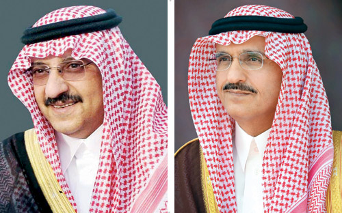 وزير الداخلية وأمير الرياض يعزيان أبناء الدويش 
