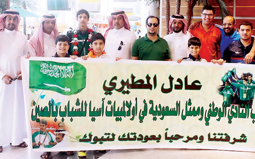 إدارة الوطني تستقبل لاعبها الدولي المطيري 