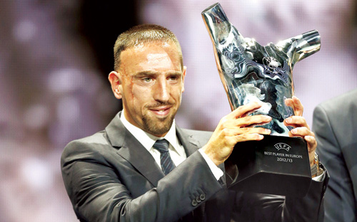 ريبيري يفوز بجائزة أفضل لاعب في القارة الأوروبية 