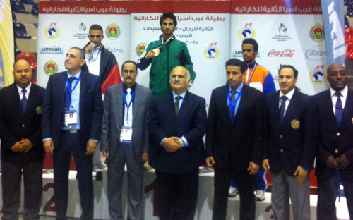 أخضر الكاراتيه يحقق ذهبيتين وبرونزية