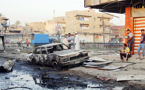 مقتل شرطي عراقي وإصابة اثنين آخرين بانفجار عبوة ناسفة 