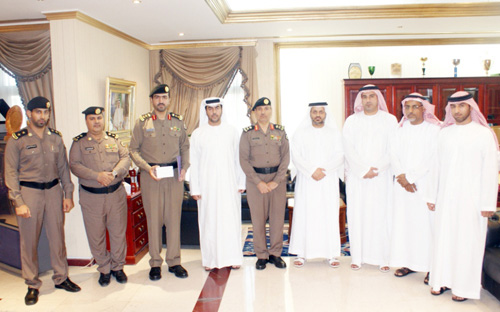 مدير شرطة منطقة مكة يستقبل وفد الداخلية الإماراتية 