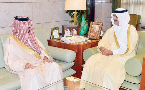 أمير منطقة الرياض ونائبه يستقبلان سفير البحرين 