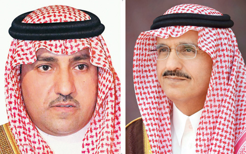الأمير خالد بن بندر ونائبه يؤديان صلاة عيد الأضحى المبارك 