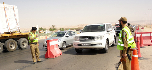 أمن طرق المزاحمية تكثف دورياتها على طريق مكة الرياض 